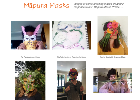 Picture of Mapura masks art projects
